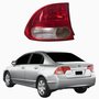 Lanterna Traseira Honda New Civic 2007 2008 2009 2010 2011 Canto Bicolor Lado Esquerdo Motorista