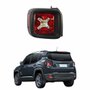 Lanterna Traseira Jeep Renegade 2015 Até 2020 Bicolor Cristal Lado Esquerdo Motorista