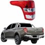 Lanterna Traseira Mitsubishi L-200 Triton 2017 2018 2019 2020 Bicolor Cristal Lado Esquerdo Motorista