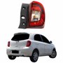 Lanterna Traseira Nissan March 2016 2017 2018 2019 2020 Bicolor Lado Direito Passageiro