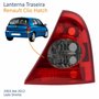 Lanterna Traseira Renault Clio Hatch 2003 Até 2012 Fumê Lado Direito Passageiro