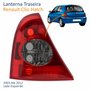 Lanterna Traseira Renault Clio Hatch 2003 Até 2012 Fumê Lado Esquerdo Motorista