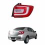 Lanterna Traseira Renault Logan 2014 Até 2019 Bicolor Cristal Lado Direito Passageiro