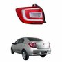 Lanterna Traseira Renault Logan 2014 Até 2019 Bicolor Cristal Lado Esquerdo Motorista