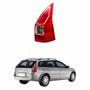 Lanterna Traseira Renault Megane Grantour 2010 2011 2012 Bicolor Cristal Com Friso Cromado Lado Direito Passageiro
