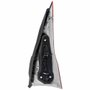 Lanterna Traseira Renault Megane Grantour 2010 2011 2012 Bicolor Cristal Com Friso Cromado Lado Esquerdo Motorista