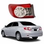 Lanterna Traseira Toyota Corolla 2012 2013 2014 Canto Com Led Lado Esquerdo Motorista