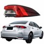 Lanterna Traseira Toyota Corolla Altis 2020 2021 2022 2023 Canto Bicolor Com Led Lado Direito Passageiro