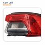 Lanterna Traseira Toyota Corolla Altis 2020 2021 2022 2023 Canto Bicolor Com Led Lado Direito Passageiro