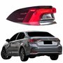 Lanterna Traseira Toyota Corolla Xei 2020 2021 2022 2023 Canto Bicolor Com Led Lado Esquerdo Motorista