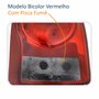 Lanterna Traseira Vw Gol G4 2005 Até 2012 Carcaça Vermelha Bicolor Fumê Lado Direito Passageiro