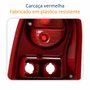 Lanterna Traseira Vw Gol G4 2005 Até 2012 Carcaça Vermelha Bicolor Fumê Lado Direito Passageiro
