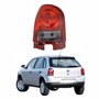 Lanterna Traseira Vw Gol G4 2005 Até 2012 Carcaça Vermelha Bicolor Fumê Lado Esquerdo Motorista