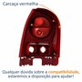Lanterna Traseira Vw Gol G4 2005 Até 2012 Carcaça Vermelha Lado Direito Passageiro