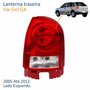 Lanterna Traseira Vw Gol G4 2005 Até 2012 Carcaça Vermelha Lado Esquerdo Motorista
