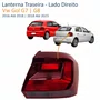 Lanterna Traseira Vw Gol G7 G8 Fumê Lado Direito Passageiro