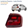 Lanterna Traseira Vw Gol G8 2018 Até 2023 Fumê Lado Direito PassageiroLanterna Traseira Vw Gol G8 2018 Até 2023 Fumê Lado Direito Passageiro