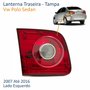 Lanterna Traseira Vw Polo Sedan 2007 Até 2016 Tampa Lado Esquerdo Motorista