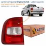 Lanterna Traseira Vw Saveiro G5 2009 Até 2013 Saveiro G6 2013 Até 2016 Original Arteb Lado Esquerdo Motorista