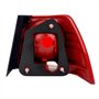 Lanterna Vw Bora 2007 2008 2009 2010 Canto Bicolor Vermelha Cristal Lado Esquerdo Motorista