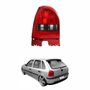Lanterna VW Gol G3 1999 2000 2001 2002 2003 2004 2005 Carcaça Vermelha Re Fumê Lado Esquerdo Motorista