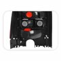 Lanterna VW Gol G3 1999 2000 2001 2002 2003 2004 2005 Carcaça Preta Re Fumê Lado Direito Passageiro