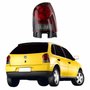 Lanterna Traseira Vw Gol G4 Power 2005 2006 2007 2008 Fumê Carcaça Preta Lado Direito Passageiro