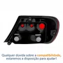 Lanterna VW Gol G5 2009 Até 2012 Bicolor Fumê Lado Esquerdo Motorista