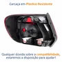 Lanterna Vw Gol G6 2013 Até 2016 Encaixe Hella Fumê Lado Direito Passageiro