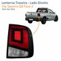 Lanterna Vw Saveiro G8 Fase 2 2023 Até 2025 Lado Direito Passageiro