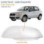Lente Farol Fiat Palio G4 2008 Até 2012 Lado Esquerdo Motorista