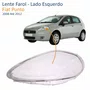 Lente Farol Fiat Punto 2008 Até 2012 Lado Esquerdo Motorista