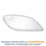 Lente Farol Gm Celta 2006 Até 2016 Prisma 2007 Até 2012 Lado Esquerdo Motorista