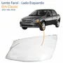 Lente Farol Gm Classic 2011 Até 2016 Lado Esquerdo Motorista