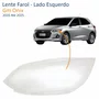 Lente Farol Gm Onix 2020 Até 2025 Lado Esquerdo Motorista