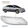 Lente Farol Honda Civic 2006 Até 2011 Modelo Valeo Lado Direito Passageiro