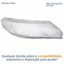 Lente Farol Honda Civic 2006 Até 2011 Modelo Valeo Lado Direito Passageiro