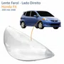 Lente Farol Honda Fit 2003 Até 2008 Lado Direito Passageiro