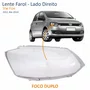 Lente Farol Vw Fox 2011 Até 2014 Duplo Lado Direito Passageiro