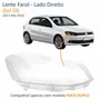 Lente Farol Vw Gol G6 2013 Até 2016 Duplo Lado Direito Passageiro