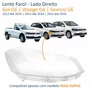 Lente Farol Vw Gol Voyage G6 2013 Até 2016 Saveiro G6 2014 Até 2016 Duplo Lado Direito Passageiro