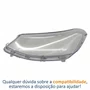 Lente Farol Vw Gol Voyage G6 2013 Até 2016 Saveiro G6 2014 Até 2016 Simples Lado Direito Passageiro