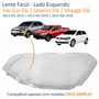 Lente Farol Vw Gol Voyage G6 2013 Até 2016 Saveiro G6 2014 Até 2016 Simples Lado Esquerdo Motorista