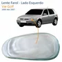 Lente Farol Vw Golf 1999 Até 2007 Vidro Lado Esquerdo Motorista