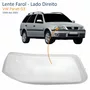 Lente Farol VW Parati G3 1999 Até 2005 Lado Direito Passageiro