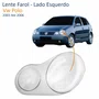 Lente Farol Vw Polo 2003 Até 2006 Lado Esquerdo Motorista