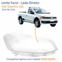 Lente Farol Vw Saveiro G6 2014 Até 2016 Duplo Lado Direito Passageiro