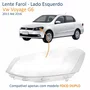 Lente Farol Vw Voyage G6 2013 Até 2016 Duplo Lado Esquerdo Motorista