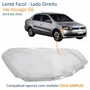 Lente Farol Vw Voyage G6 2013 Até 2016 Simples Lado Direito Passageiro
