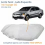 Lente Farol Vw Voyage G6 2013 Até 2016 Simples Lado Esquerdo Motorista
